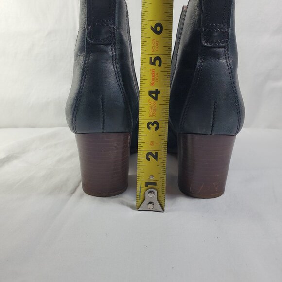 Madewell Regan Black Leather Ankle Boots - Picture 4 of 12